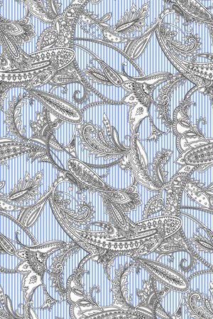 佩斯利印花华亿平台图片