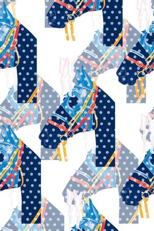 抽象手绘几何纹理动物纹理数码印花印花华亿平台图片