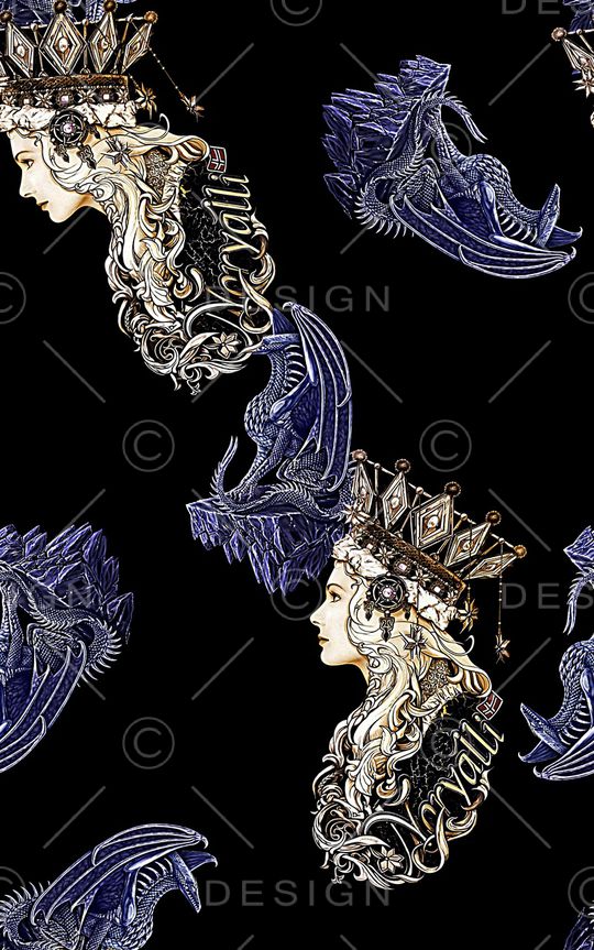 抽象手绘人头纹理印花印花华亿平台图片