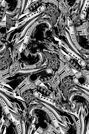 抽象纹理印花华亿平台图片