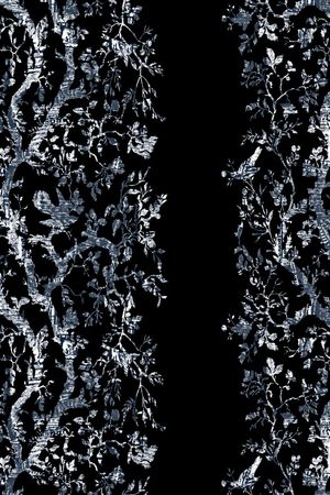 树枝印花华亿平台图片