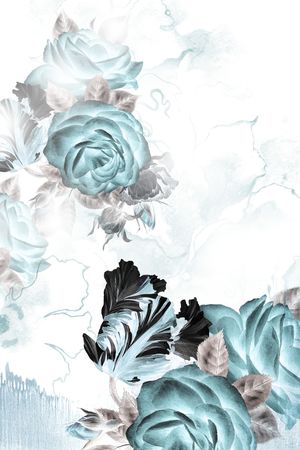 晕染印花华亿平台图片