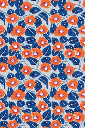 艺术花卉印花华亿平台图片