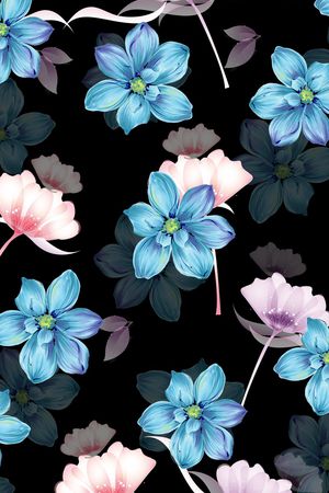 花朵印花华亿平台图片