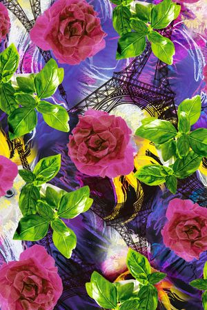 小碎花印花华亿平台图片