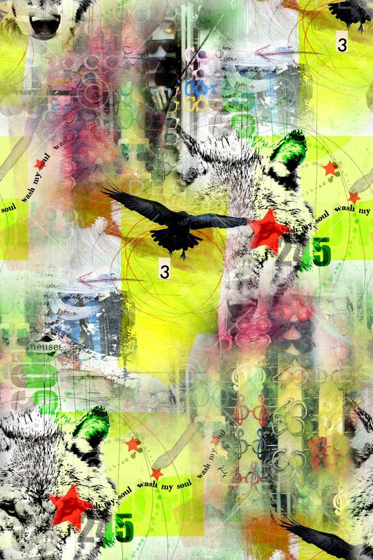 抽象印花华亿平台图片