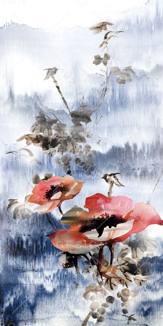 晕染印花华亿平台图片