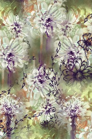 水彩印花华亿平台图片