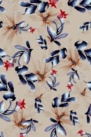 花朵印花华亿平台图片