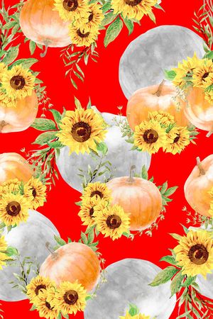 向日葵印花华亿平台图片