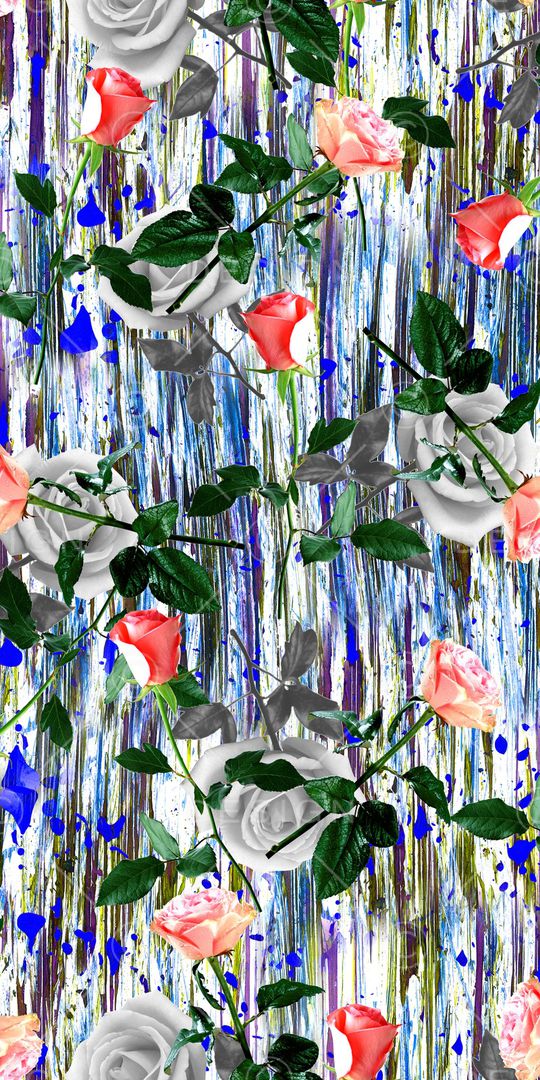 玫瑰印花华亿平台图片