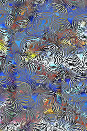 抽象印花华亿平台图片