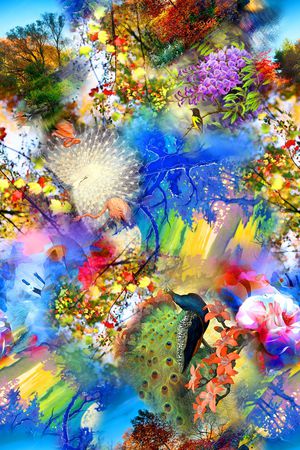 油画印花华亿平台图片