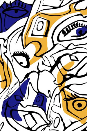 几何印花华亿平台图片