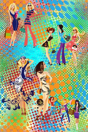 圆形印花华亿平台图片