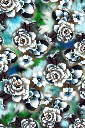 水彩印花华亿平台图片