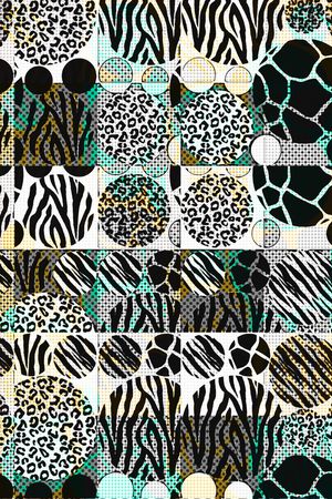 动物纹印花华亿平台图片