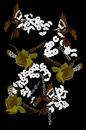 鸟印花华亿平台图片