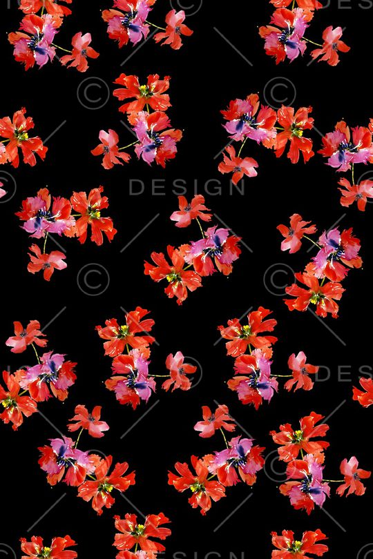 碎花印花华亿平台图片