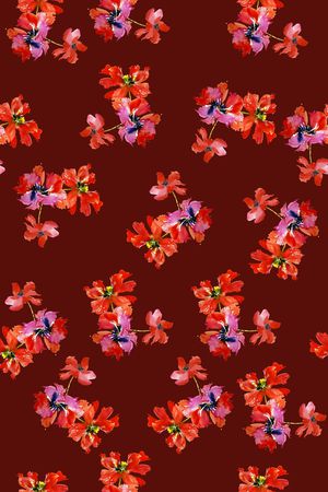 碎花印花华亿平台图片