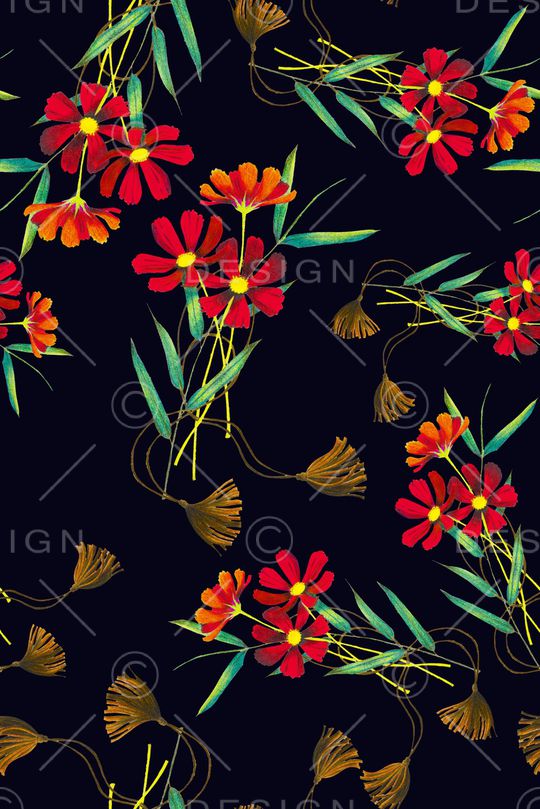 手绘印花华亿平台图片