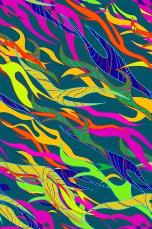 抽象印花华亿平台图片