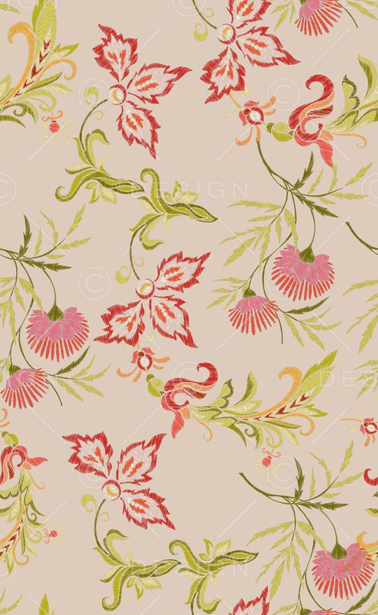 手绘印花华亿平台图片