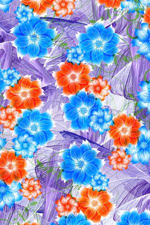 兰花印花华亿平台图片