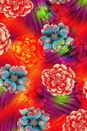 小碎花印花华亿平台图片