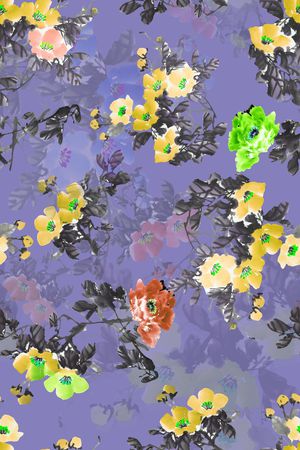 中国风印花华亿平台图片