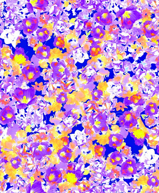 花朵印花华亿平台图片