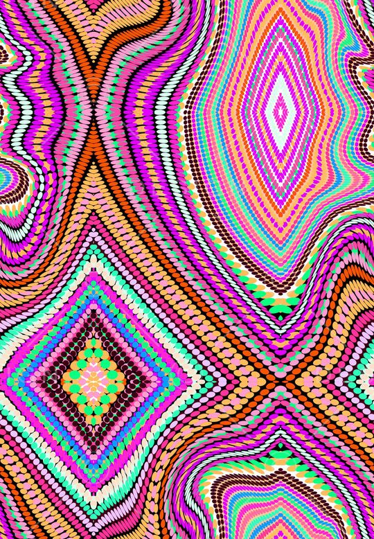 抽象印花华亿平台图片