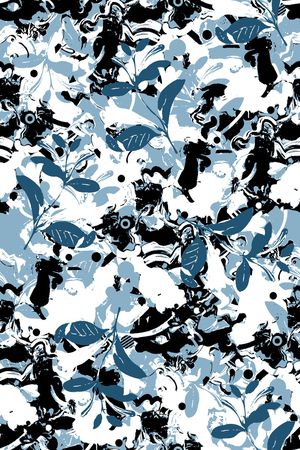 抽象纹理印花华亿平台图片