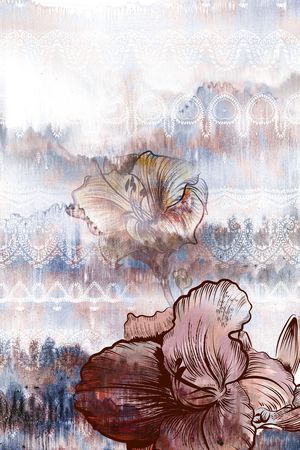 晕染印花华亿平台图片