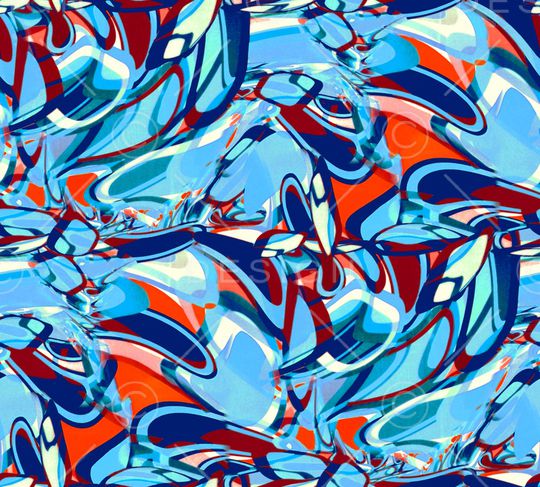 抽象印花华亿平台图片