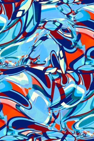 抽象印花华亿平台图片