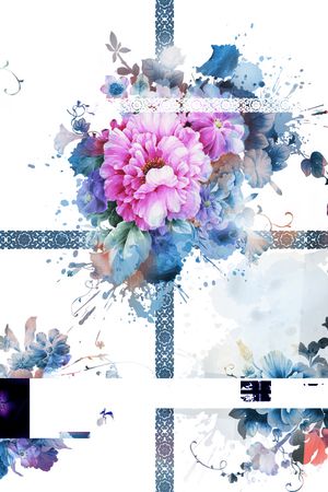 抽象印花华亿平台图片