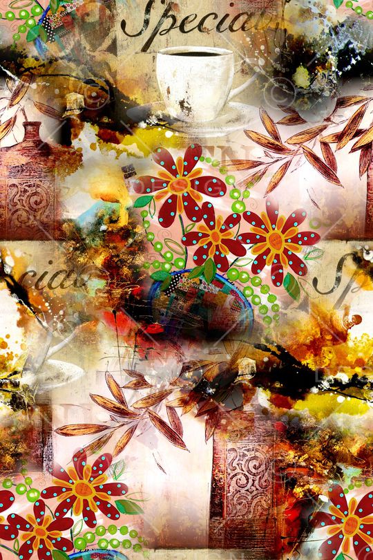 抽象印花华亿平台图片