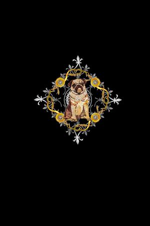 欧式印花华亿平台图片