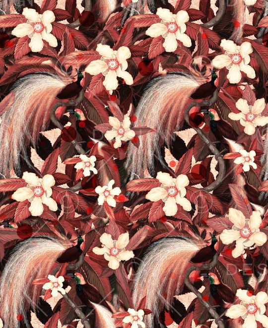 鸟印花华亿平台图片