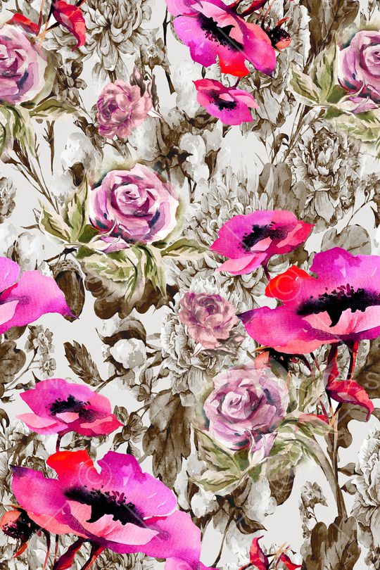 手绘印花华亿平台图片