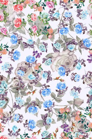 薰衣草印花华亿平台图片