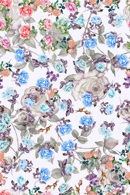 薰衣草印花华亿平台图片