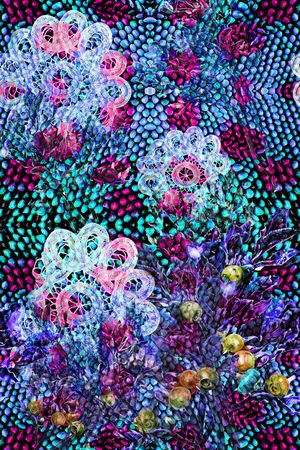 笔触印花华亿平台图片