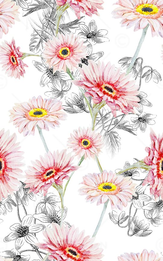 雏菊印花华亿平台图片