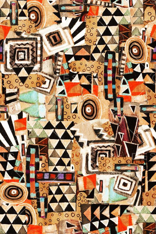 抽象印花华亿平台图片