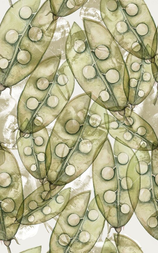 手绘之物印花华亿平台图片