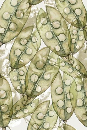 手绘之物印花华亿平台图片