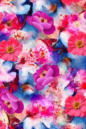 乱花印花华亿平台图片