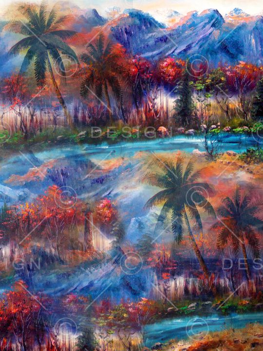 椰树印花华亿平台图片